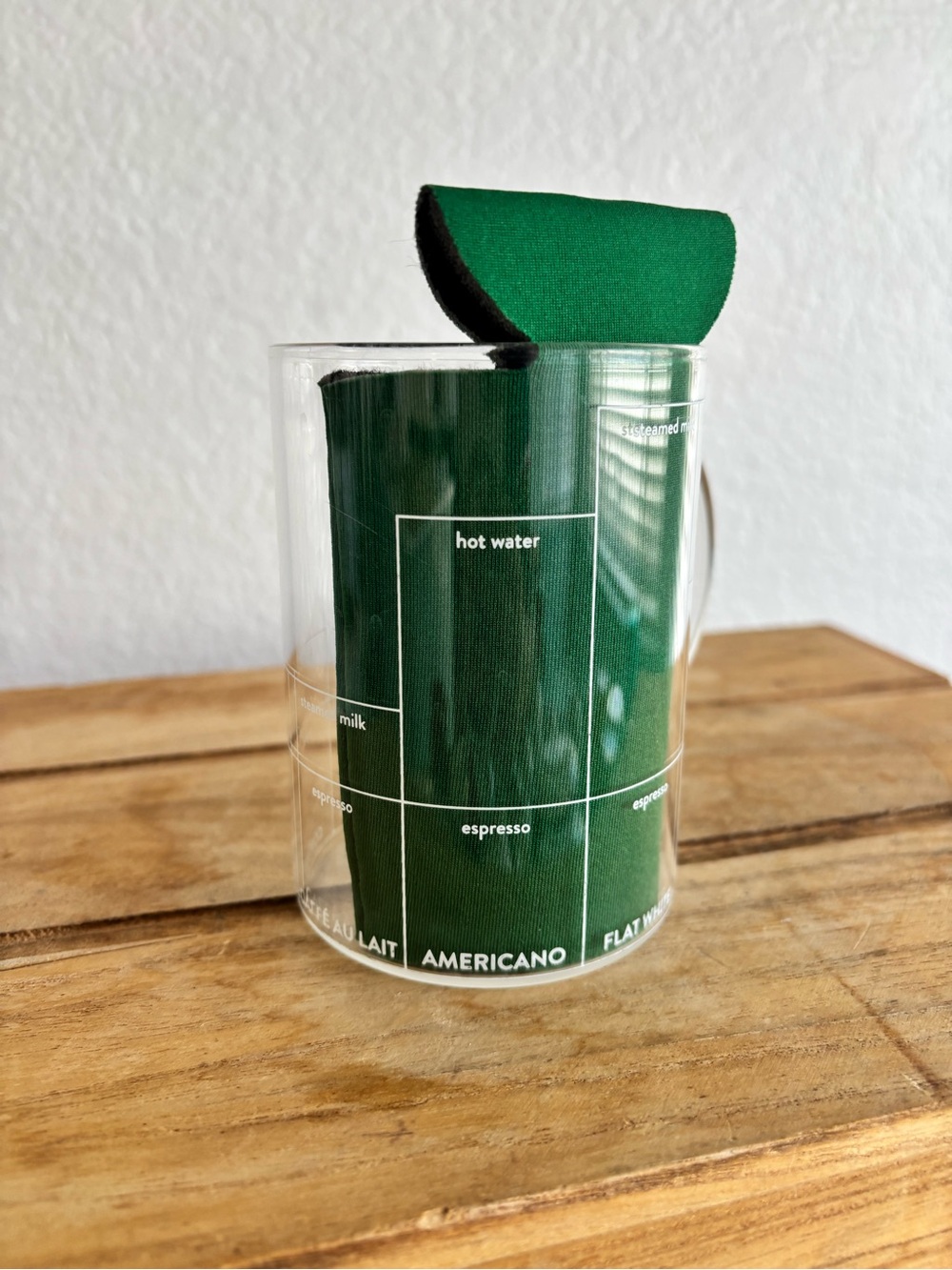 MoMA Multi-ccino Glass Coffee Mug Josh Corn Clear Borosilicate Tea Recipe Cup